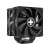 Xilence M705D Performance A+ CPU cooler, black, dual 120mm fans, side view