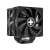Xilence M705D Performance A+ CPU cooler, black, dual 120mm fans, side view