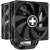 Xilence M705D Performance A+ CPU cooler, black, dual 120mm fans, side view