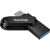 USB-Speicherstick SanDisk Ultra Dual Drive Go, 256 GB, USB 3.2 1. Generation (USB 3.0), Schwarz 133923212