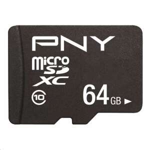 PNY 64GB microSDXC Performance Plus Class 10 Speicherkarte - Speicherkarten