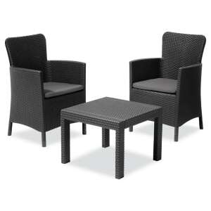 Vrtni namještaj Salvador Balkonski set sivi 62840204 - Vrtni namještaj