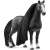 Schleich Horse Club Sofia's Beauties Quarter Horse Mare with Combable Mane, black horse figure with long mane and tail