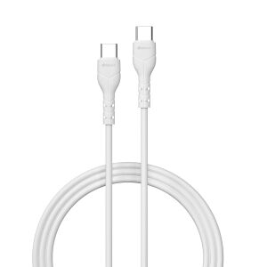 Devia 1m White Type-C to Type-C Charging Cable - USB Cable