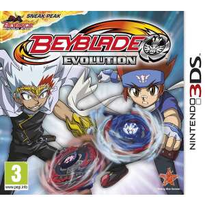 Beyblade Evolution Nintendo 3DS video game cover art - Console & PC Game