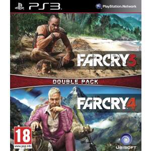 Far Cry 3 & Far Cry 4 Pachet dublu pentru Playstation 3, joc video PS3 - Ubisoft Jocuri Consola & PC