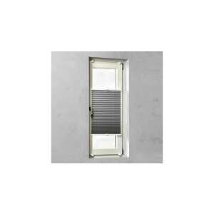 Cocoon 90x130 cm szürke pliszé redőny, fúrás nélkül, hővisszaverő, ablakokra - Cocoon