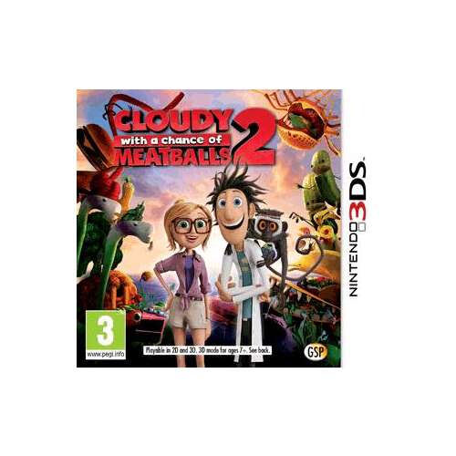 Cloudy with a Chance of Meatballs 2 Nintendo 3DS játék