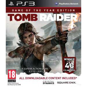 Tomb Raider Game of the Year Edition for PS3, featuring Lara Croft on the cover - Console & PC Game