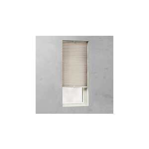 Cocoon 50x130 cm taupe színű pliszé függöny, ablakon felszerelve - Cocoon