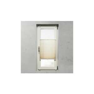 Cocoon 40x130 cm pliszé függöny, len színű, ablakon felszerelve - Cocoon