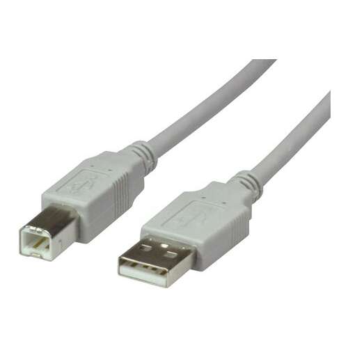 Kábel USB 2.0 Gembird A-B, 1,8m, sivý