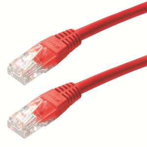 Gembird CAT5e U-UTP Patch Cable 0,25m Red, czerwony kabel sieciowy, złącze RJ45, 25cm - Kabel UTP