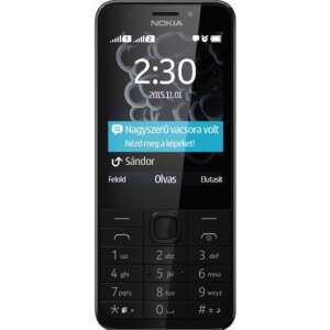 Nokia Mobiltelefon 230 DS, DARK SILVER 62889793 