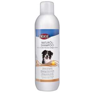 Șampon Trixie Naturöl pentru câini, sticlă de 1L, șampon natural cu ulei pentru o strălucire mătăsoasă - Trixie