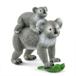 Schleich Koala Mother Carrying Baby Figurine - Schleich