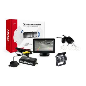 Amio Parkolóasszisztens - Kamera és 4 Érzékelő - 4,3" 138340081 - AMiO