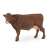 Schleich Farm World barna tehén figura