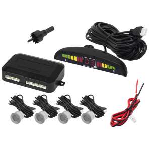 4 érzékelős tolatóradar rendszer digitális kijelzővel, tolatókamerával, parkolóérzékelővel, autó parkolási segédlettel - Tolatóradar