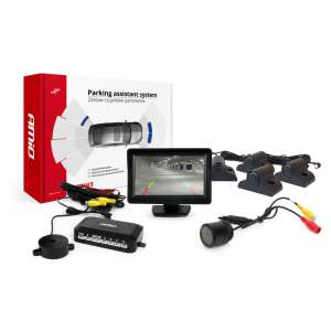 Amio parkolásérzékelő készlet 4,3 hüvelykes képernyővel és HD kamerával teherautókhoz - AMiO