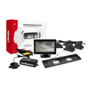 Amio parkolásérzékelő készlet 4,3 hüvelykes képernyővel és HD kamerával teherautókhoz - AMiO