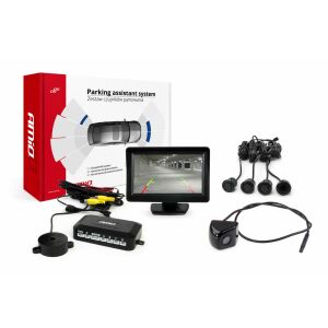 AMIO Parkolóasszisztens - Kamera és 4 Érzékelő - 4.3" 138340022 - AMiO