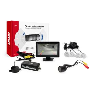 AMIO Parkolóasszisztens - Kamera és 4 Érzékelő - 4,3" 138339842 - AMiO