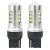 Prim-plan cu becuri LED T20 7440 W21W Albe, 24 SMD 3030, 12V/24V