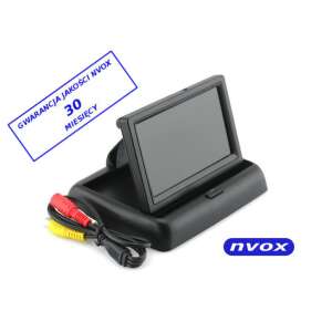 NVOX RM403 4.3 hüvelykes LCD autómonitor tolatókamera számára - Tolatóradar