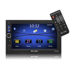 Radio samochodowe Blow AVH-9810 2 DIN z 7-calowym ekranem dotykowym, Bluetooth, wejściem SD i USB, pilotem - Blow