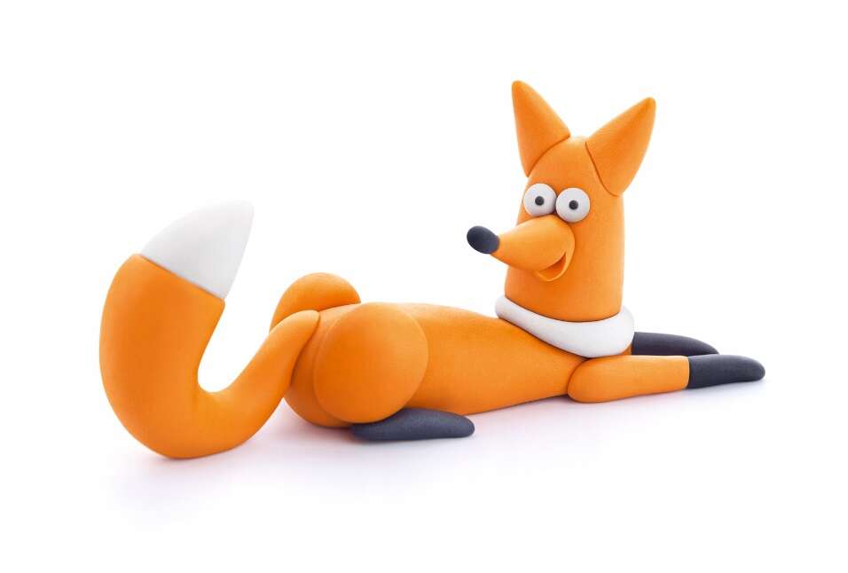 Hey Clay levegőn száradó Gyurmakészlet - Róka