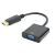 Gembird DisplayPort-Stecker - VGA-Buchse, Schwarz, Full HD 84343086