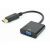 Gembird DisplayPort to VGA M/F adapter 0,2m Black A-DPM-VGAF-02 173744588