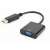 Gembird DisplayPort to VGA adapter, black, 0.2m