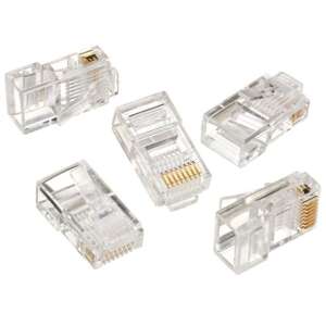 Gembird Mufa modulară RJ45 pentru cablu LAN Cat5e, 50 bucăți - Gembird Conectoare UTP