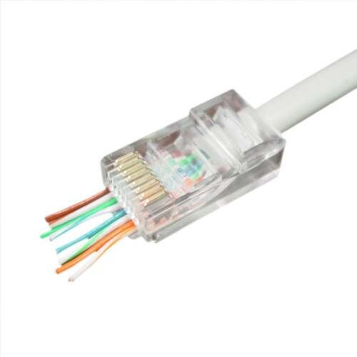 Gembird RJ45 connector, 8P8C, clear, for network cables
