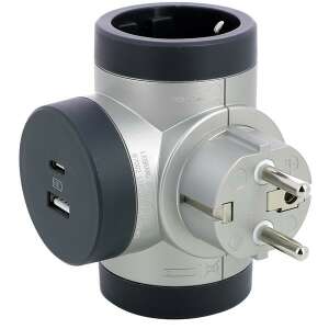 Legrand rotatable power adapter with USB-A and USB-C ports - Electrical Installation