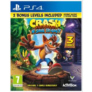 Crash Bandicoot N. Sane Trilogy PS4 játék borító bónusz szintekkel - Activision