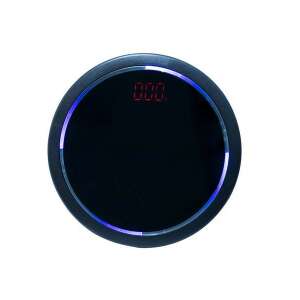 Orava EV-510 digitális személymérleg, fekete, kék LED világítással és kijelzővel - Orava