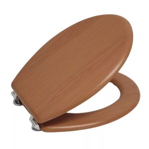 Bath Duck WC-ülőke - MDF - Ovális - Fahatású