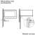Bosch BEL554MS0 built-in microwave, installation dimensions, black