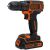 Black+Decker Cordless Drill Driver - 18V, 1.5Ah, 2 Batteries 107109633