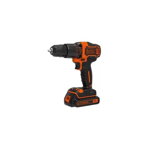 Wiertarko-wkrętarka akumulatorowa Black & Decker BDCHD18K-QW 18V
