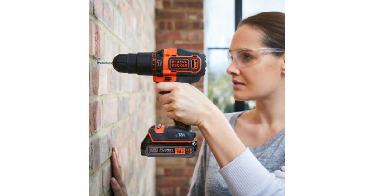 Black & Decker Bdchd18kb-qw Cordless Combi Black