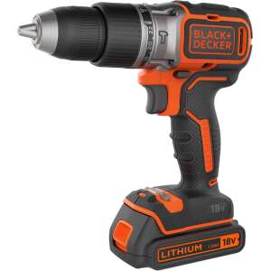 Black+Decker BL188KB-QW akkumulátoros ütvefúró-csavarozó, 18V, 1.5Ah akkumulátor, 2 sebességfokozat - Black & Decker
