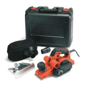 Black & Decker KW750K-QS planer cu valiză de transport, sac de praf și accesorii - Rindele