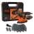Black+Decker Mouse Delta Sander, 120W, with carrying case, sanding pads, and finger sanding attachment