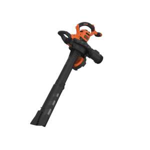 Dmuchawa i odkurzacz do liści Black and Decker BEBLV300-QS na białym tle - Odkurzacz do liści i dmuchawa do liści