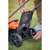 Black+Decker BCMW33184L2-QW cordless lawnmower grass catcher being emptied