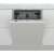 Whirlpool WIC 3C34 PFE S built-in dishwasher, white, open door